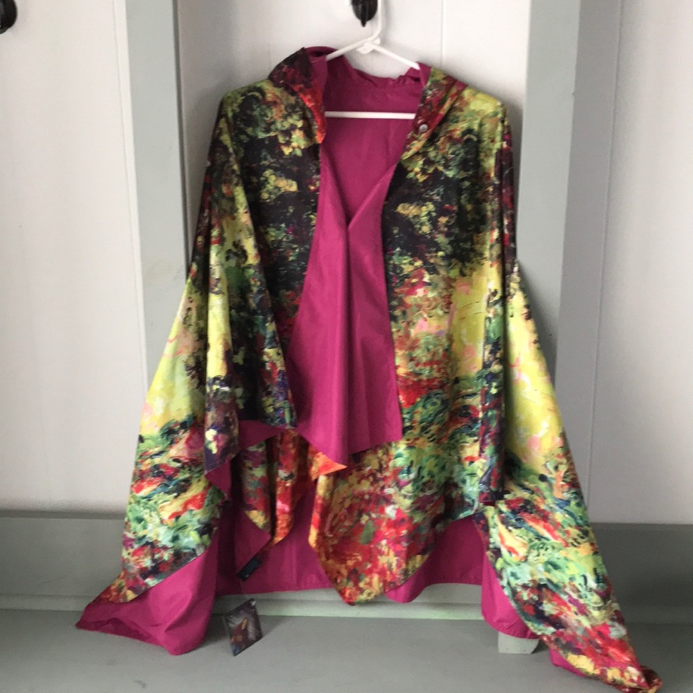 New with Tags reversible Rain Cape